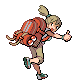 Backpacker F trainer sprite from Pokémon Black 2 and White 2