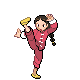 Battle Girl trainer sprite from Pokémon Black 2 and White 2