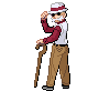 Blaine trainer sprite from Pokémon Black 2 and White 2
