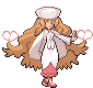 Caitlin trainer sprite from Pokémon Black 2 and White 2