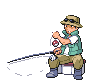 Fisherman trainer sprite from Pokémon Black 2 and White 2