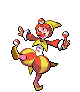 Harlequin trainer sprite from Pokémon Black 2 and White 2