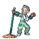 Janitor trainer sprite from Pokémon Black 2 and White 2