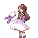 Lady trainer sprite from Pokémon Black 2 and White 2