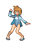Misty trainer sprite from Pokémon Black 2 and White 2