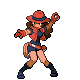 Pokémon Ranger F trainer sprite from Pokémon Black 2 and White 2