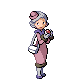 Socialite trainer sprite from Pokémon Black 2 and White 2
