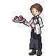 Waiter trainer sprite from Pokémon Black 2 and White 2