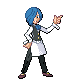 Leader battle sprite from Pokémon Black and White