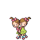 Twins battle sprite from Pokémon Black and White