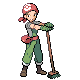 ⒆⒇ Breeder battle sprite from Pokémon Black and White