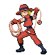 ⒆⒇ Ranger battle sprite from Pokémon Black and White