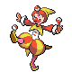 Harlequin battle sprite from Pokémon Black and White