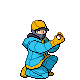 Worker battle sprite from Pokémon Black and White