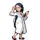 Scientist battle sprite from Pokémon Black and White