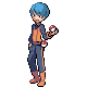 Ace Trainer battle sprite from Pokémon Black and White