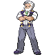 Leader battle sprite from Pokémon Black and White