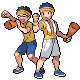 Clerk ⑭ battle sprite from Pokémon Black and White