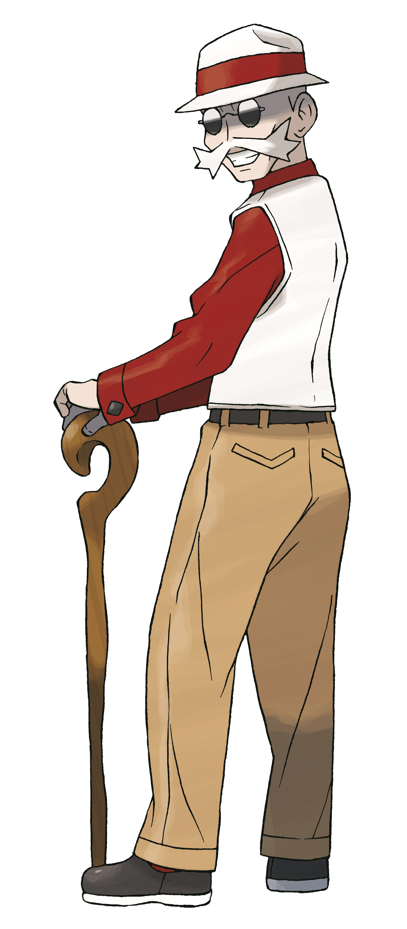 Pokemon Crystal artwork of Blaine.