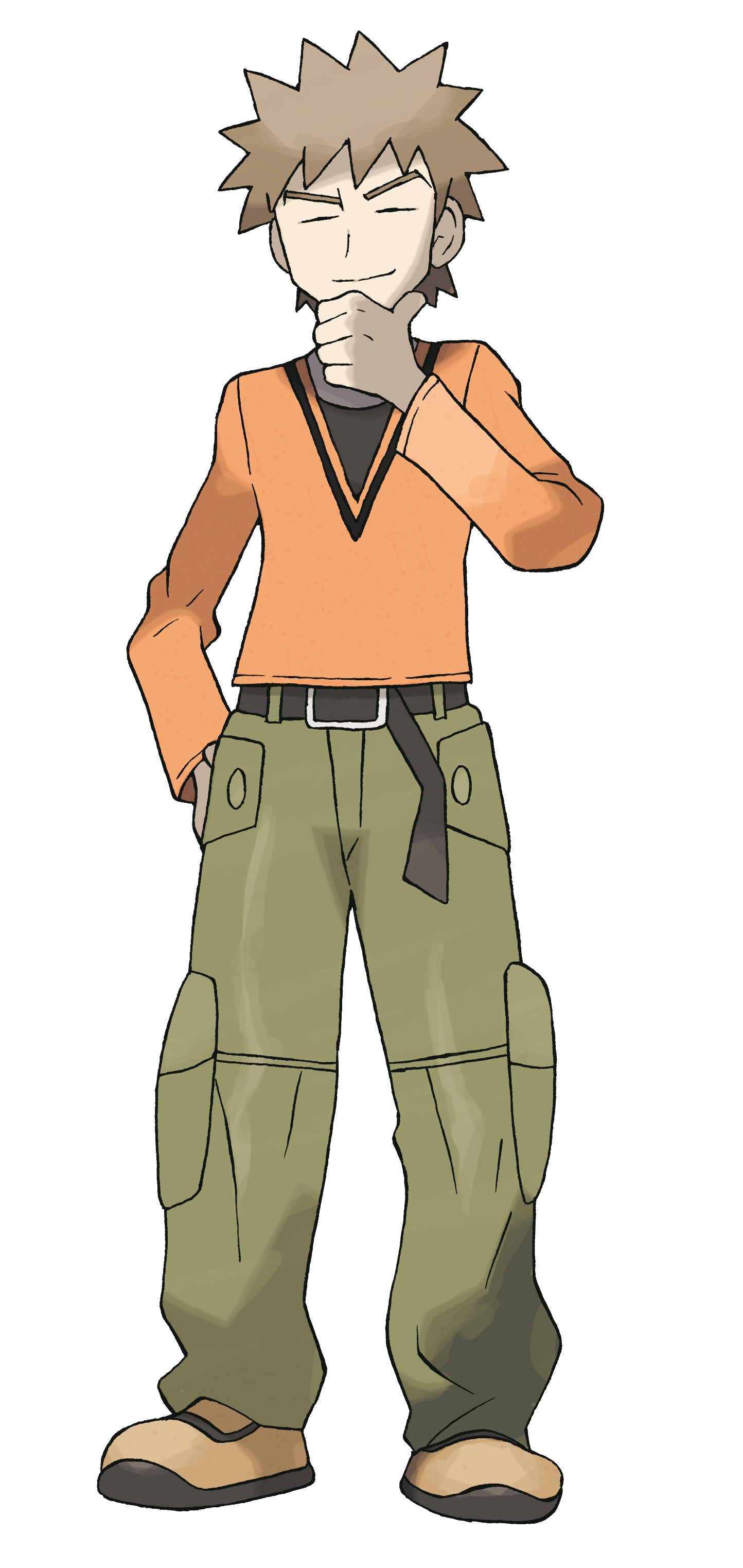 Pokemon Crystal artwork of Brock.