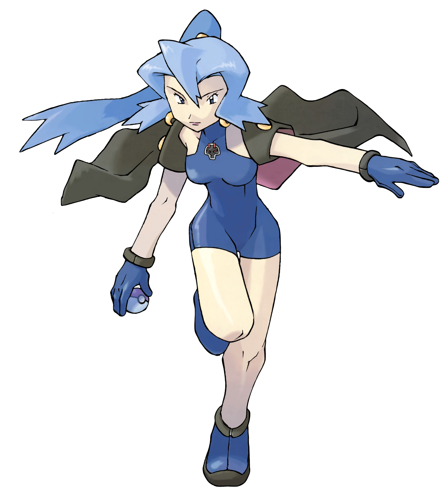 Pokemon Crystal artwork of Clair.