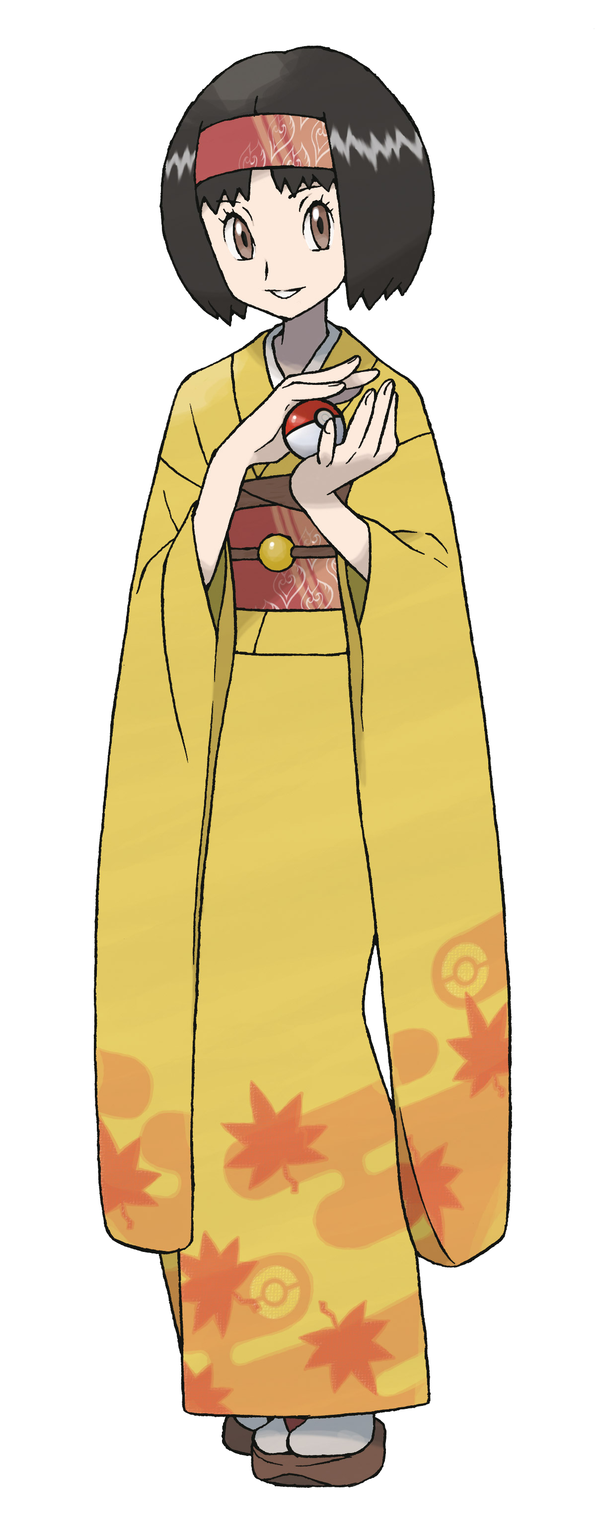 Pokemon Crystal artwork of Erika.