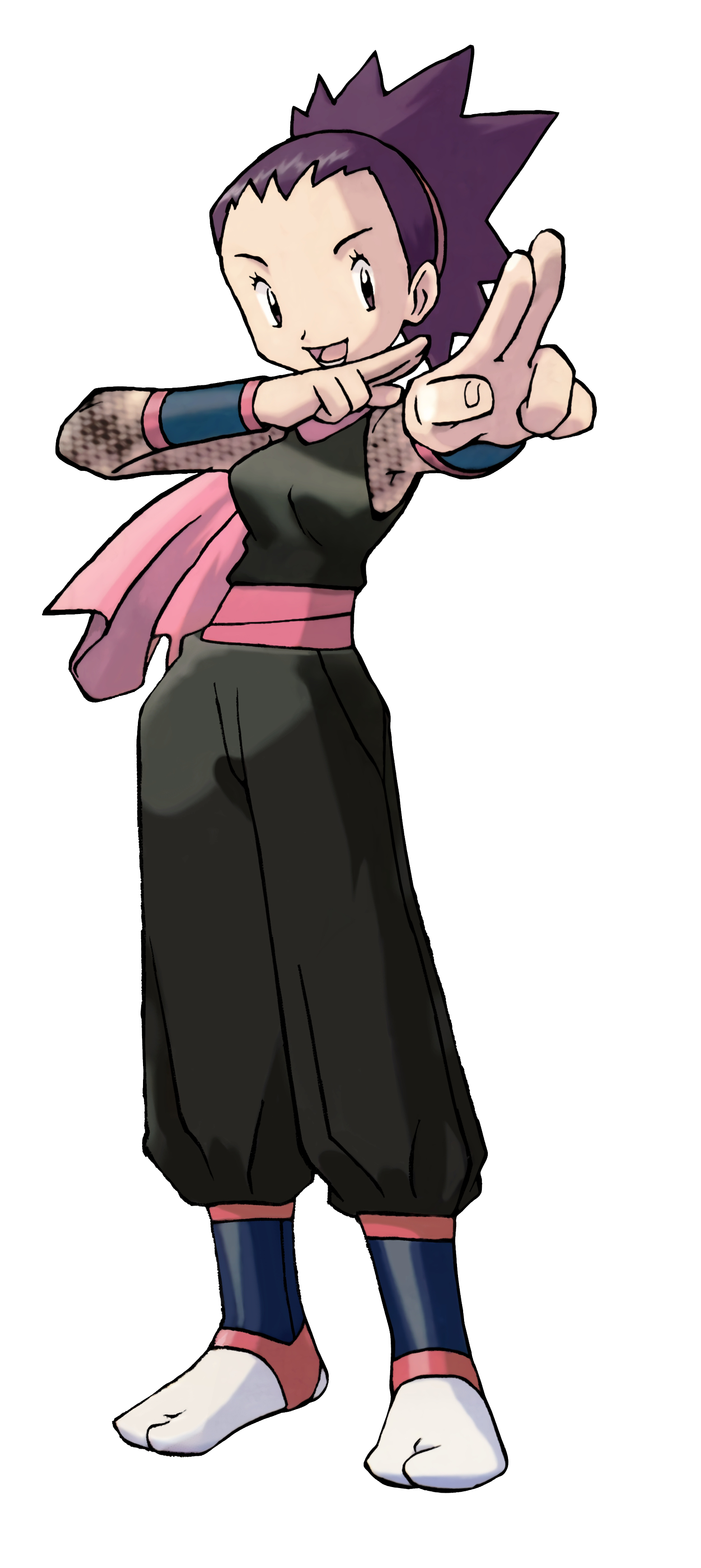 Pokemon Crystal artwork of Janine.