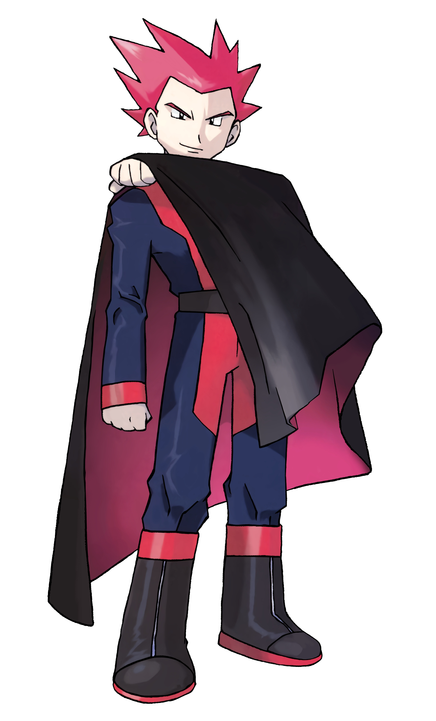 Pokemon Crystal artwork of Lance.