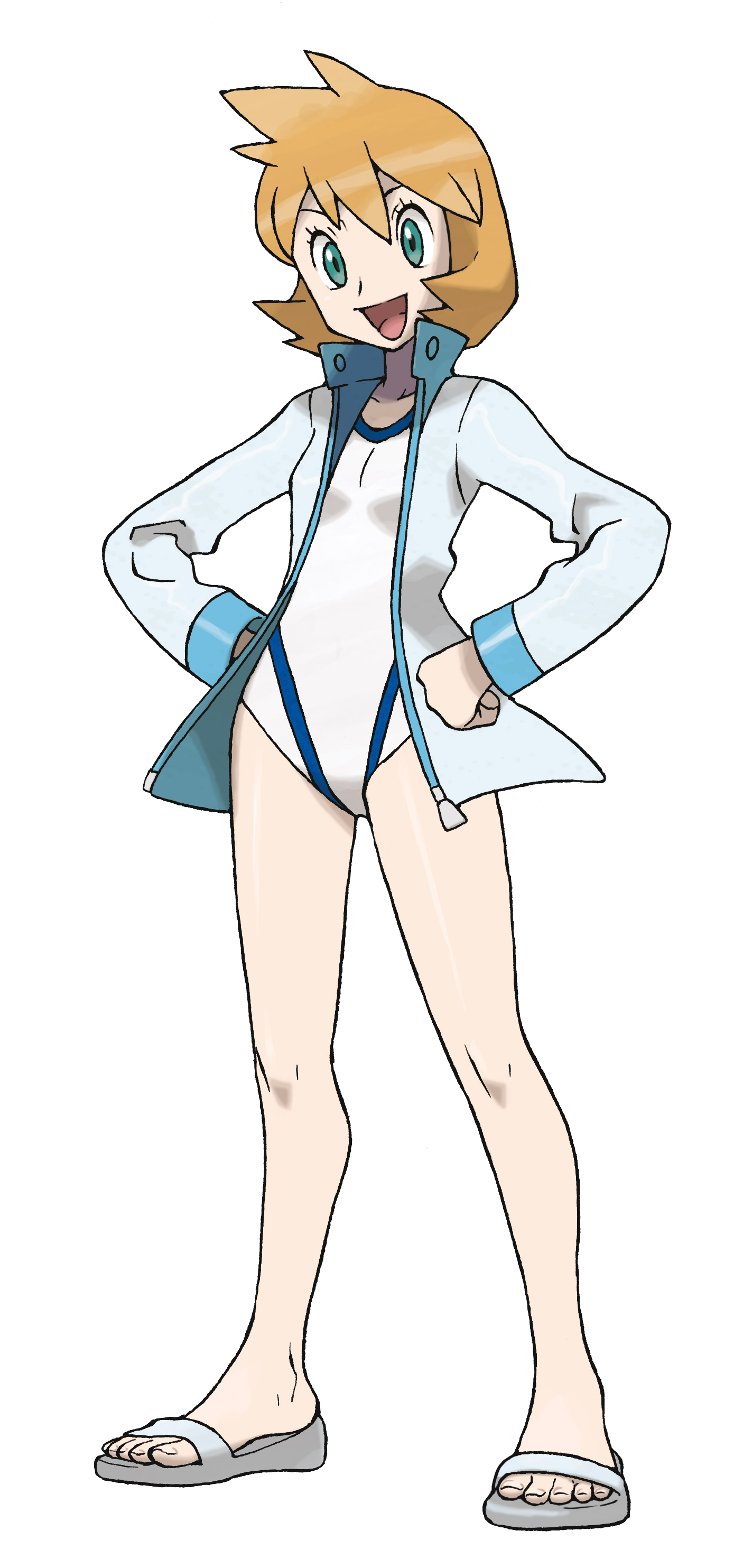 Pokemon Crystal artwork of Misty.