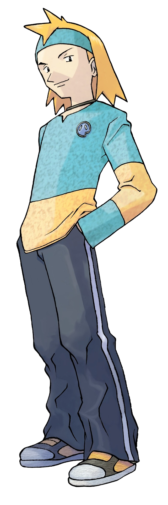 Pokemon Crystal artwork of Morty.