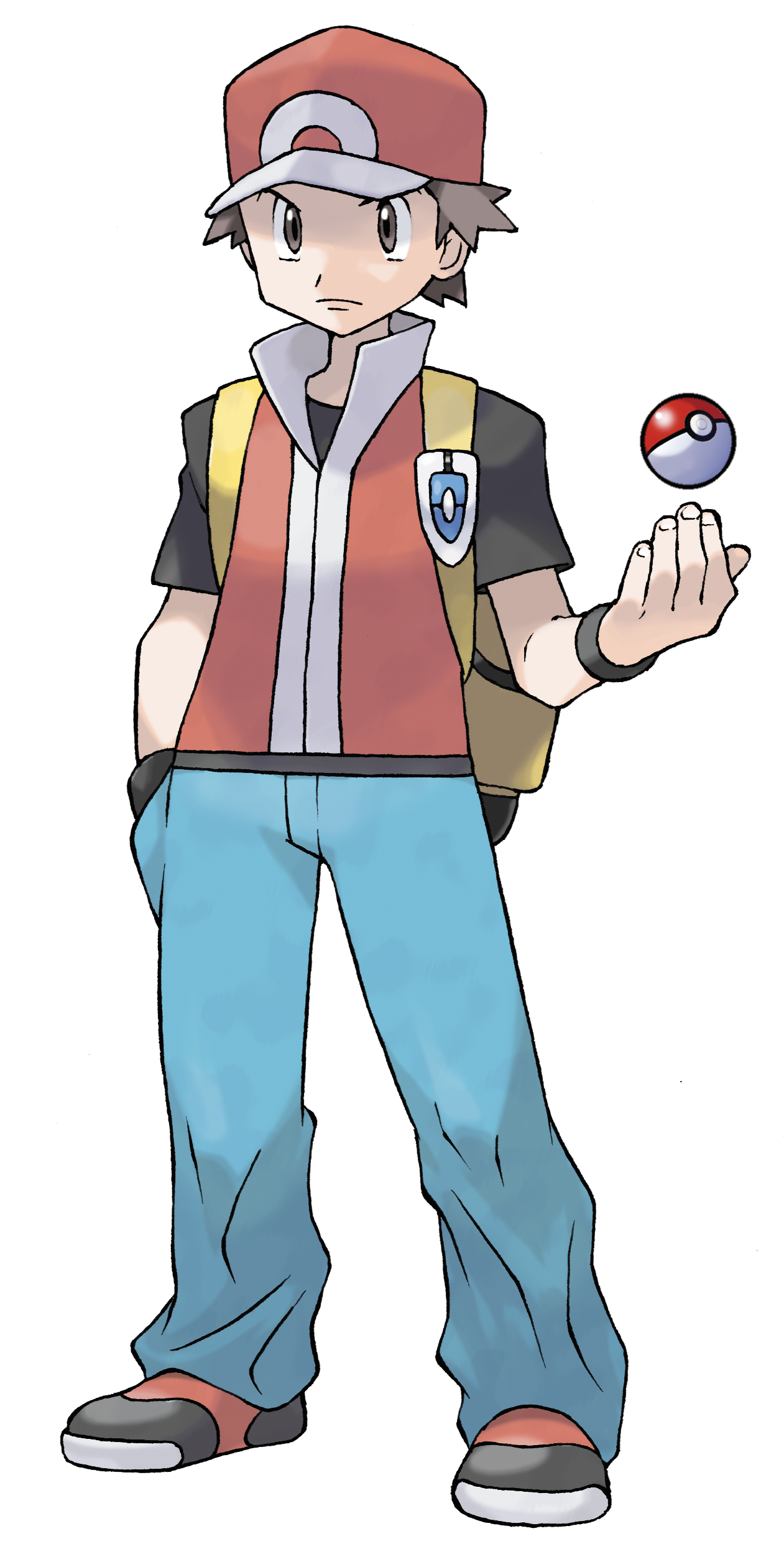 Pokemon artwork of Red.