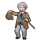 Gentleman trainer sprite from Pokémon Diamond and Pearl.