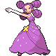 Leader Fantina trainer sprite from Pokémon Diamond and Pearl.