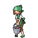 Pokémon Breeder Female trainer sprite from Pokémon Diamond and Pearl.