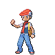 Pokémon Trainer Lucas trainer sprite from Pokémon Diamond and Pearl.