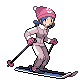 Skier Female trainer sprite from Pokémon Diamond and Pearl.