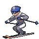 Skier Male trainer sprite from Pokémon Diamond and Pearl.