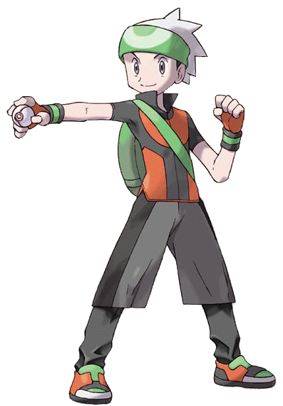 Official Pokemon Emerald artwork of Brendan.