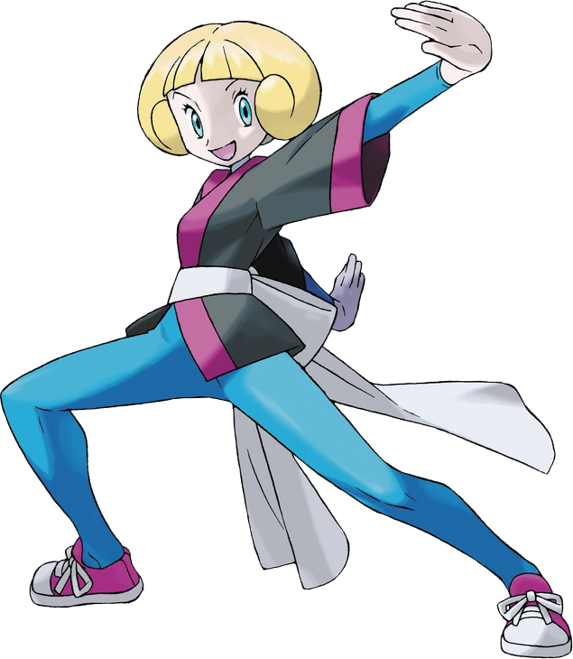 Official Pokemon Emerald artwork of Arena Tycoon Greta.