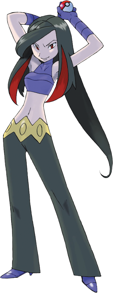 Official Pokemon Emerald artwork of Pike Queen Lucy.