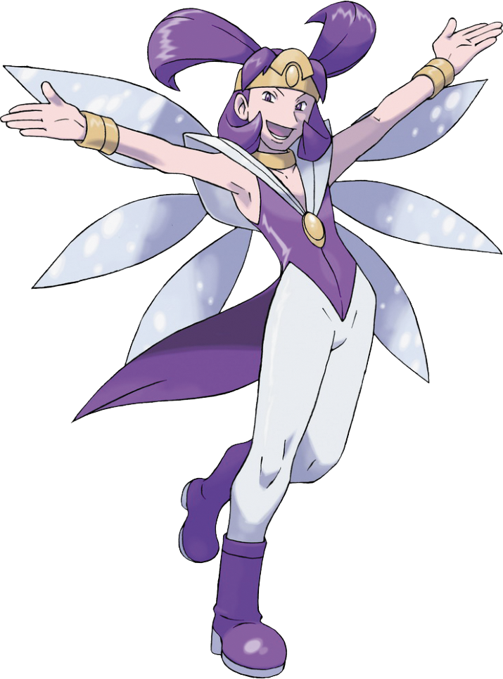 Official Pokemon Emerald artwork of Dome Ace Tucker.