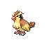 Pidgey FireRed and LeafGreen sprite