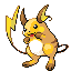 Raichu FireRed and LeafGreen sprite