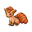Vulpix FireRed and LeafGreen sprite