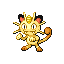 Meowth FireRed and LeafGreen sprite