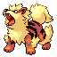 Arcanine FireRed and LeafGreen sprite