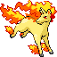 Rapidash FireRed and LeafGreen sprite