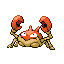 Krabby FireRed and LeafGreen sprite