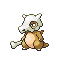 Cubone FireRed and LeafGreen sprite