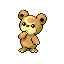 Teddiursa FireRed and LeafGreen sprite